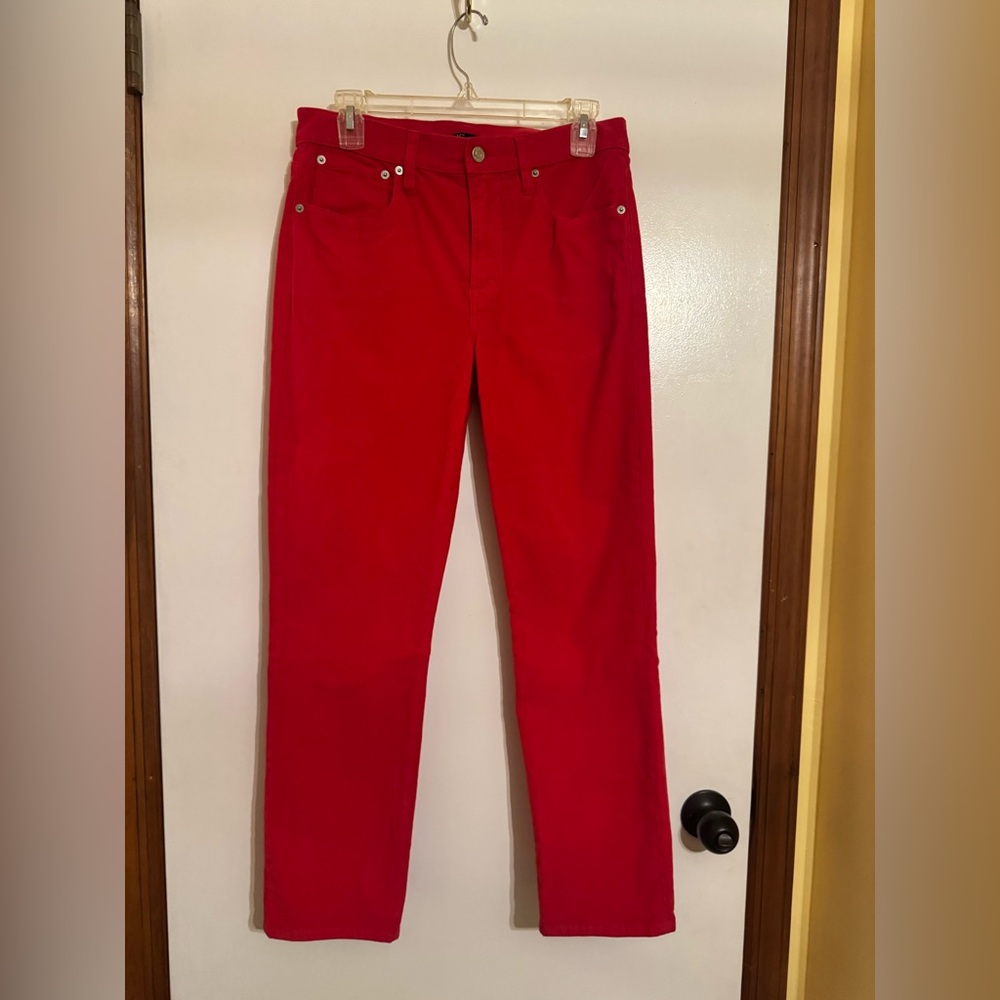 ❤️ J.Crew Red Corduroy Valentine’s Pants | Size 28